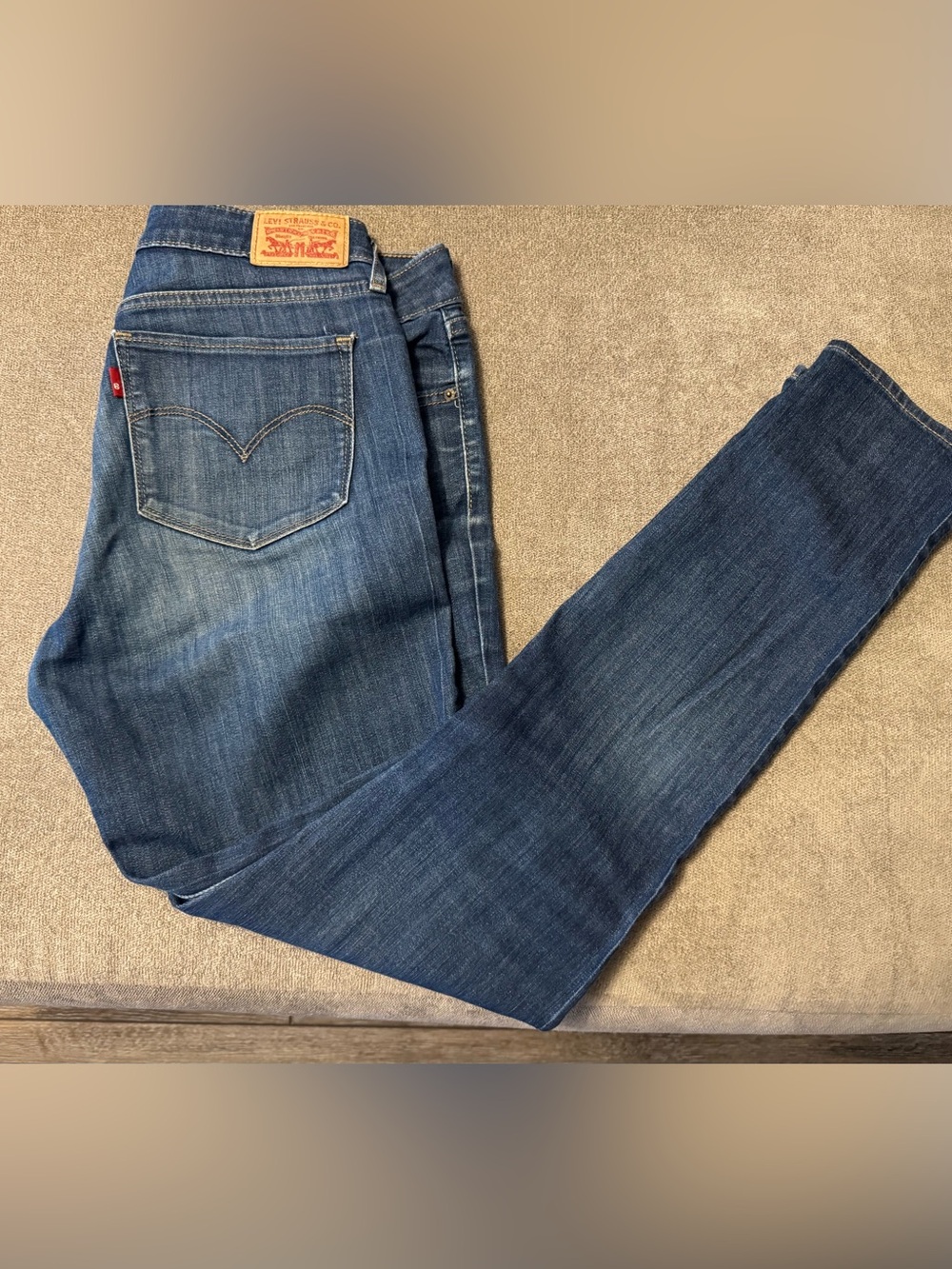 Levi's Women's Dark Blue Straight Leg Jeans
